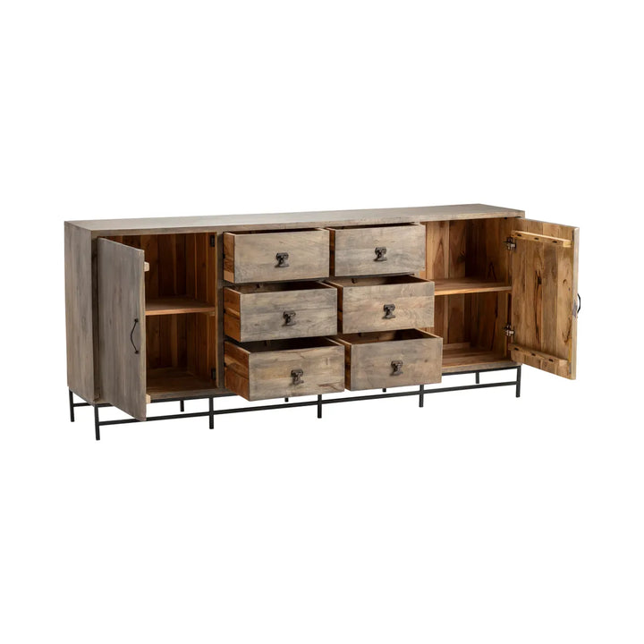 Devonshire Acacia Wood Sideboard - Charmed House Interiors (Kansas City, MO)