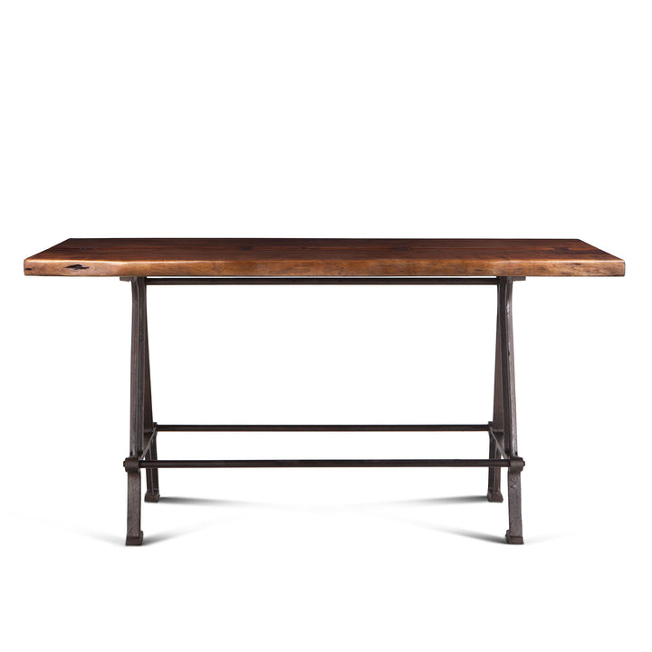 Industrial Loft Gathering Table in Walnut - Charmed House Interiors (Kansas City, MO)