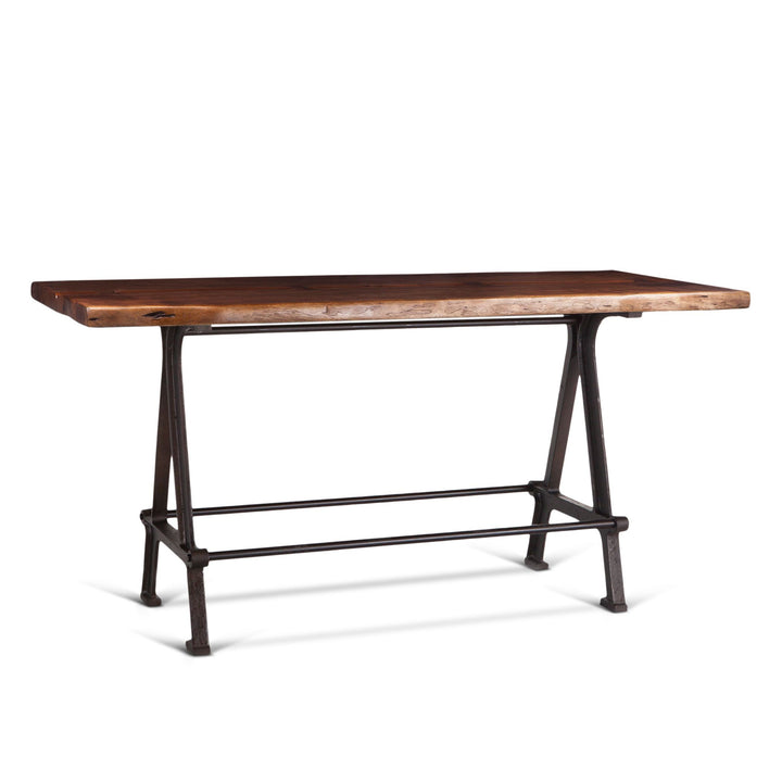 Industrial Loft Gathering Table in Walnut - Charmed House Interiors (Kansas City, MO)