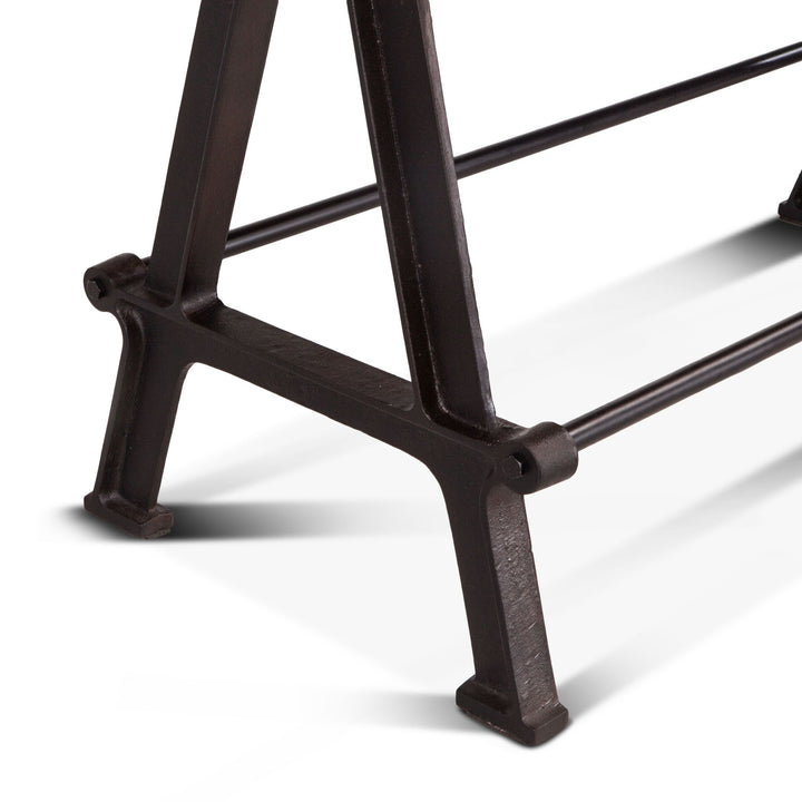 Industrial Loft Gathering Table in Walnut - Charmed House Interiors (Kansas City, MO)