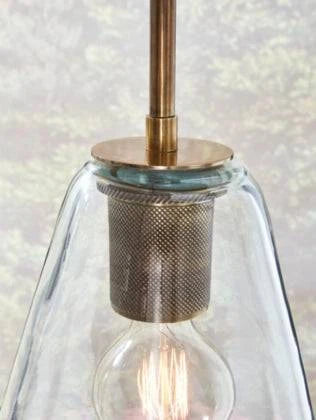 Kenya - Glass Pendant Light - Charmed House Interiors (Kansas City, MO)