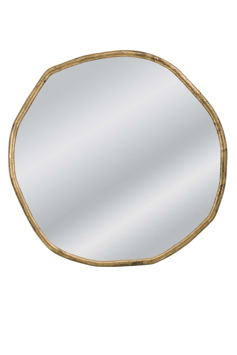 52"R Gold Frame Grant Wall Mirror - Charmed House Interiors (Kansas City, MO)