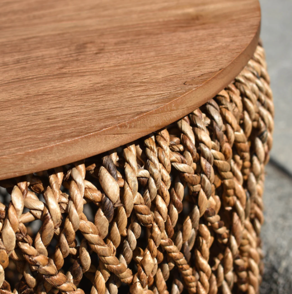 D-Bodhi Large Woven Side Table - Charmed House Interiors (Kansas City, MO)