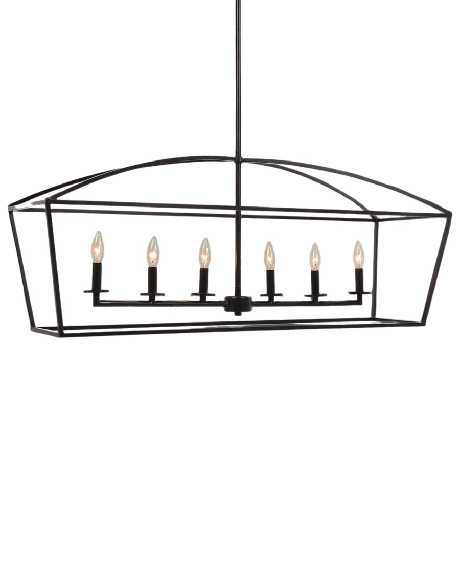 Clayton 6-light Chandelier - Charmed House Interiors (Kansas City, MO)
