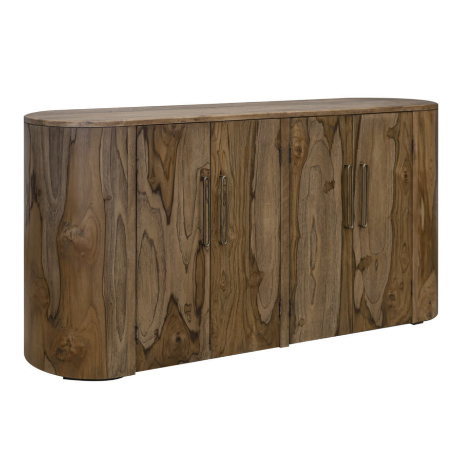 Balam Mango Wood Curve Sideboard - Charmed House Interiors (Kansas City, MO)