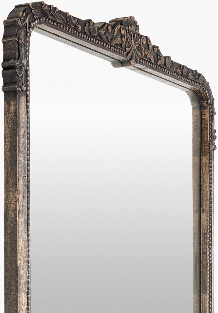 Black & Gold Aalyiah Mirror - Charmed House Interiors (Kansas City, MO)