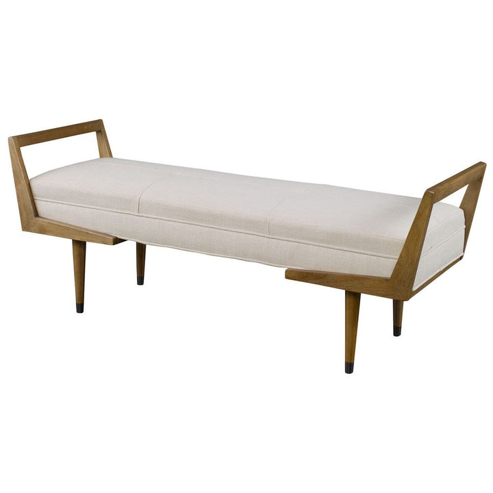 Ivory Waylon Bench - Charmed House Interiors (Kansas City, MO)