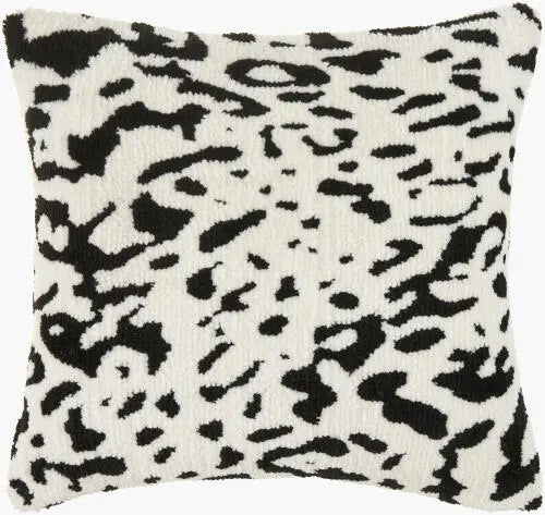 Black & White Print Pillow - Charmed House Interiors (Kansas City, MO)