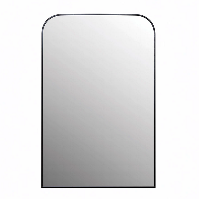 Black Metal Framed Wall Mirror - Charmed House Interiors (Kansas City, MO)