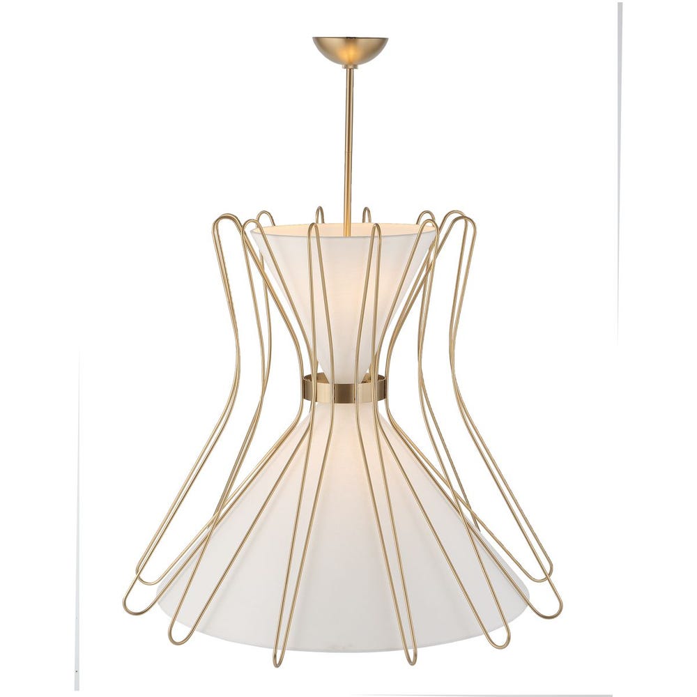Boomerang Brass Pendant - Charmed House Interiors (Kansas City, MO)