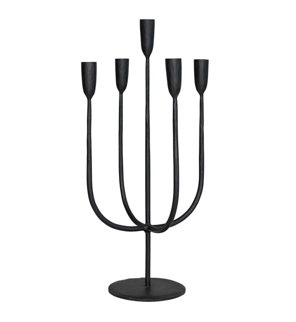 Hand-Forged Metal Candelabra - Charmed House Interiors (Kansas City, MO)