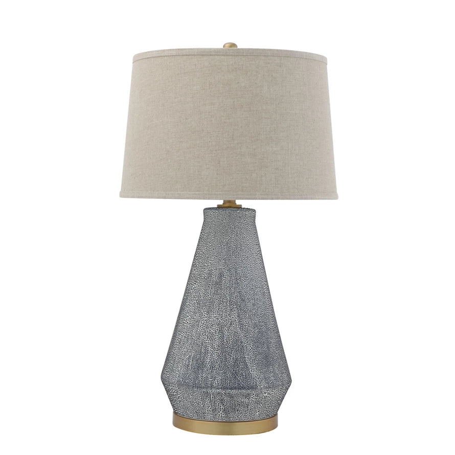 Textured Glaze Ceramic Lamp