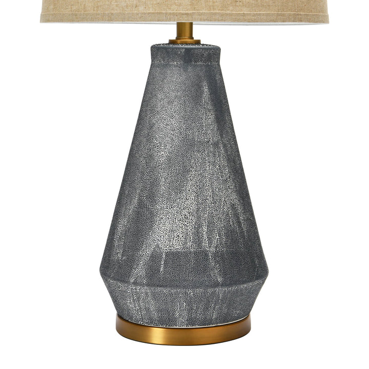 Textured Glaze Ceramic Lamp