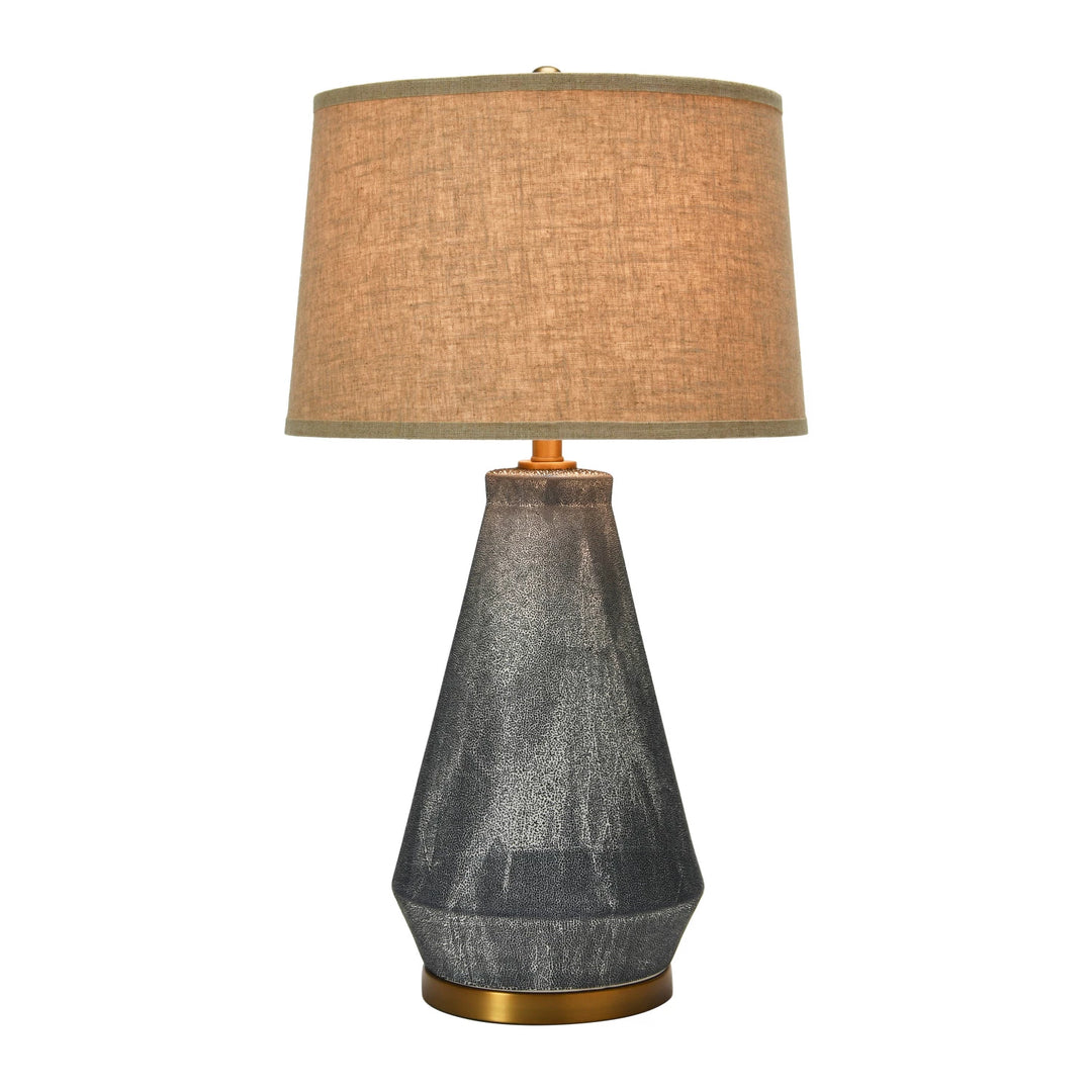 Textured Glaze Ceramic Lamp