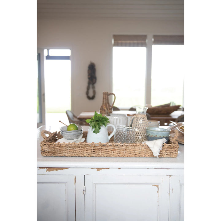 Hand-Woven Seagrass Tray