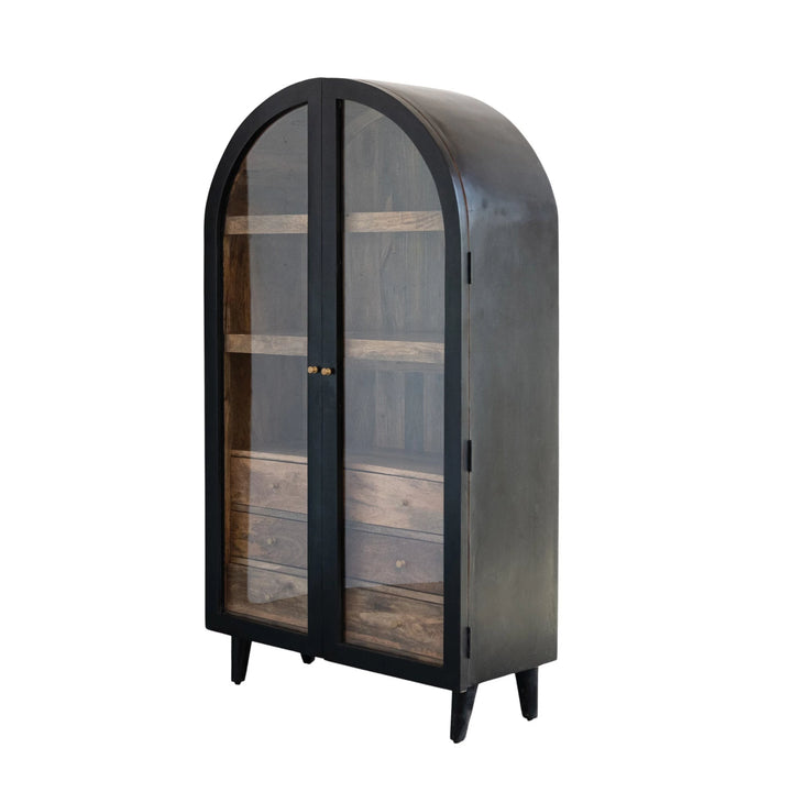 Mango Wood Arched Cabinet - Charmed House Interiors (Kansas City, MO)