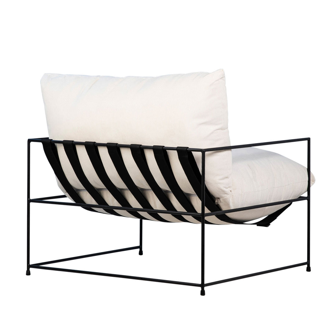 Alvar Ivory Corduroy Side Chair - Charmed House Interiors (Kansas City, MO)