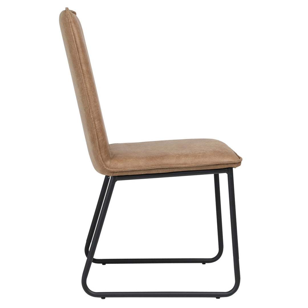 Arlington Leather Dining Chair - Charmed House Interiors (Kansas City, MO)