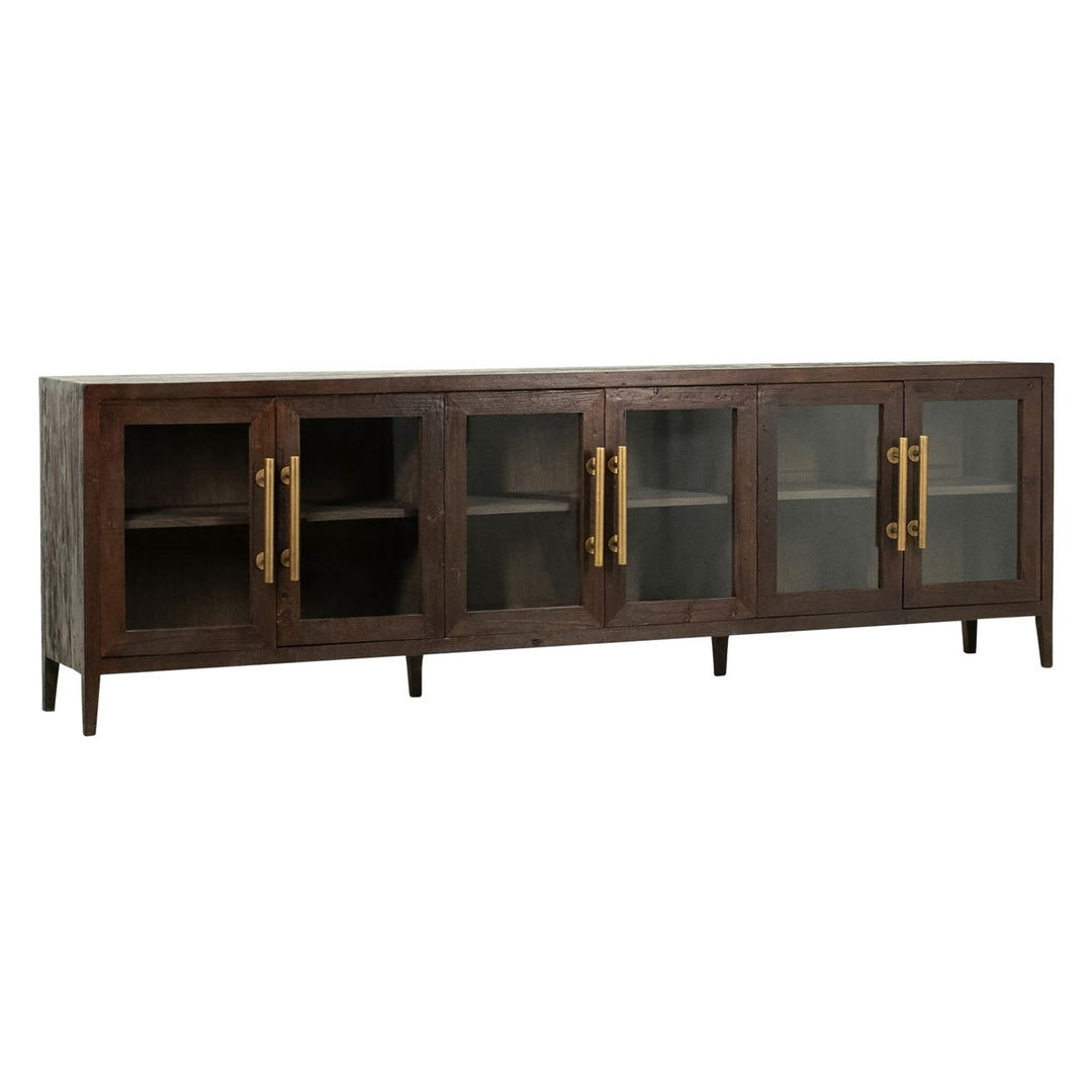 108" Basel Glass 6-Door Sideboard - Charmed House Interiors (Kansas City, MO)