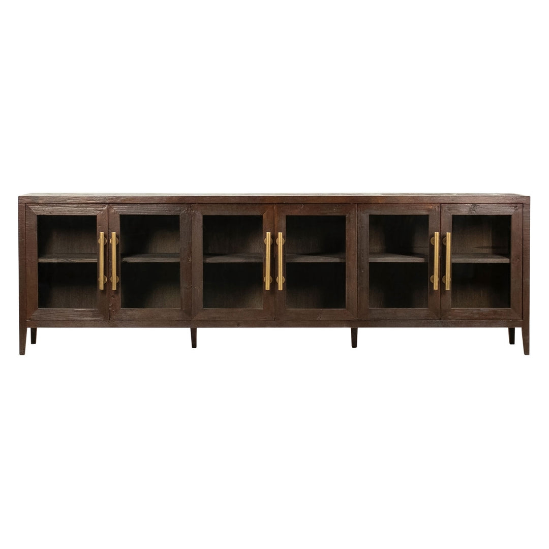 108" Basel Glass 6-Door Sideboard - Charmed House Interiors (Kansas City, MO)