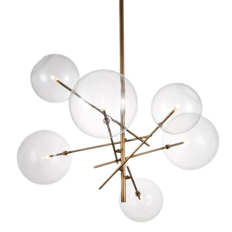 Leona Pendant Glass Bubble - Charmed House Interiors (Kansas City, MO)