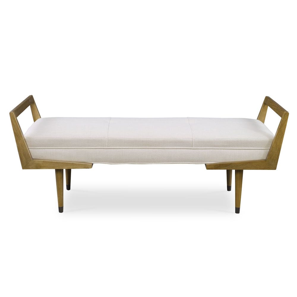 Ivory Waylon Bench - Charmed House Interiors (Kansas City, MO)