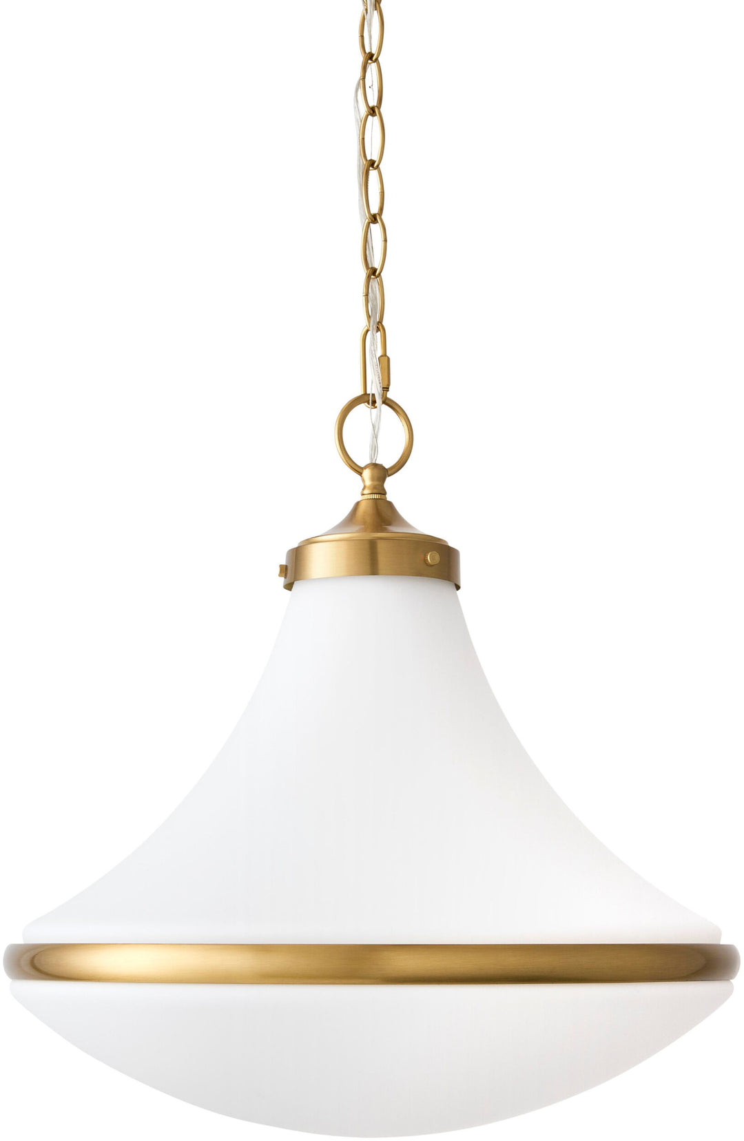 Glass/Gold Pendant - Charmed House Interiors (Kansas City, MO)