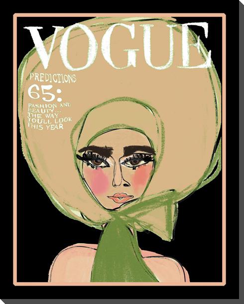 Vogue Green Museum Canvas