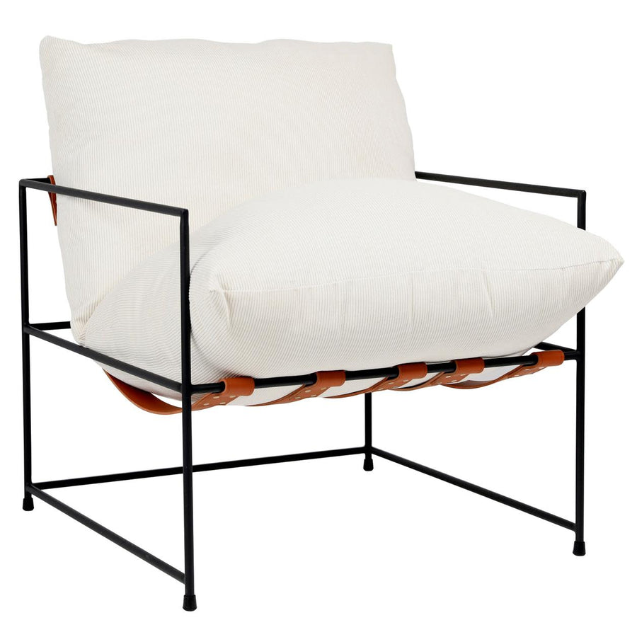 Aliza Ivory Sling Side Chair - Charmed House Interiors (Kansas City, MO)