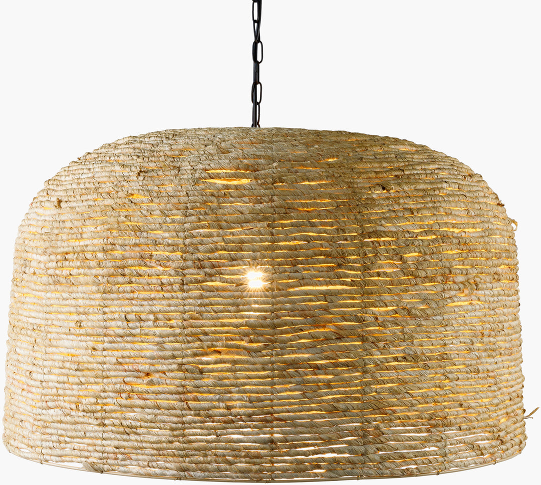 Woven Pendant Light Fixture - Charmed House Interiors (Kansas City, MO)
