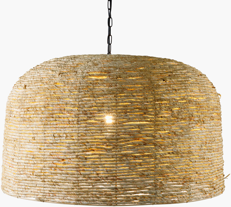 Woven Pendant Light Fixture - Charmed House Interiors (Kansas City, MO)