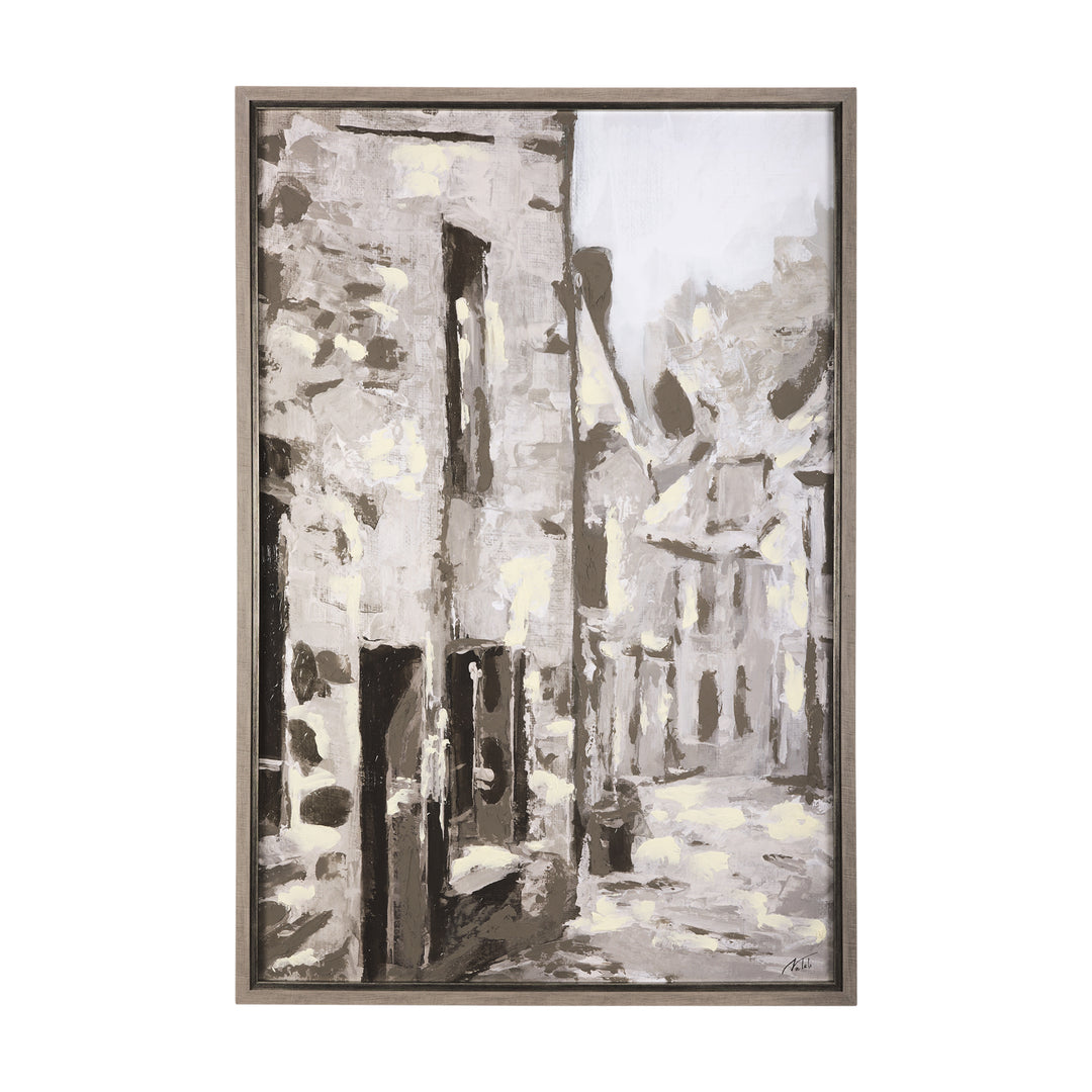 Old Lane I Hand Embellished Framed Art - Charmed House Interiors (Kansas City, MO)