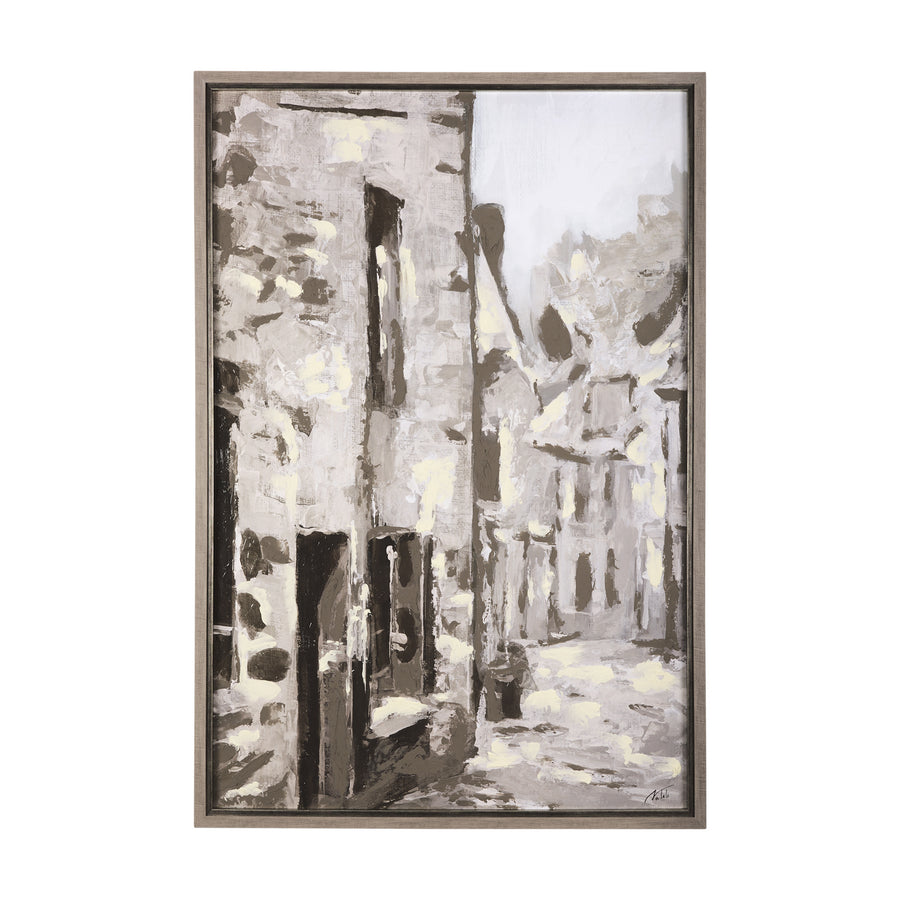 Old Lane I Hand Embellished Framed Art - Charmed House Interiors (Kansas City, MO)