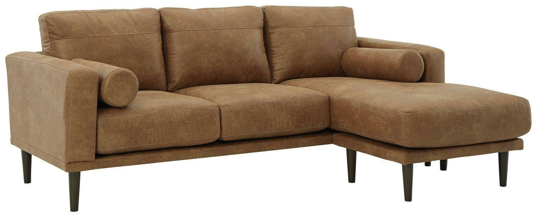 William Caramel - Sofa Chaise - Charmed House Interiors (Kansas City, MO)