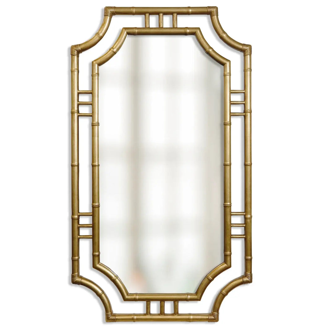 Grenada Mirror in Antique Gold Finish - Charmed House Interiors (Kansas City, MO)