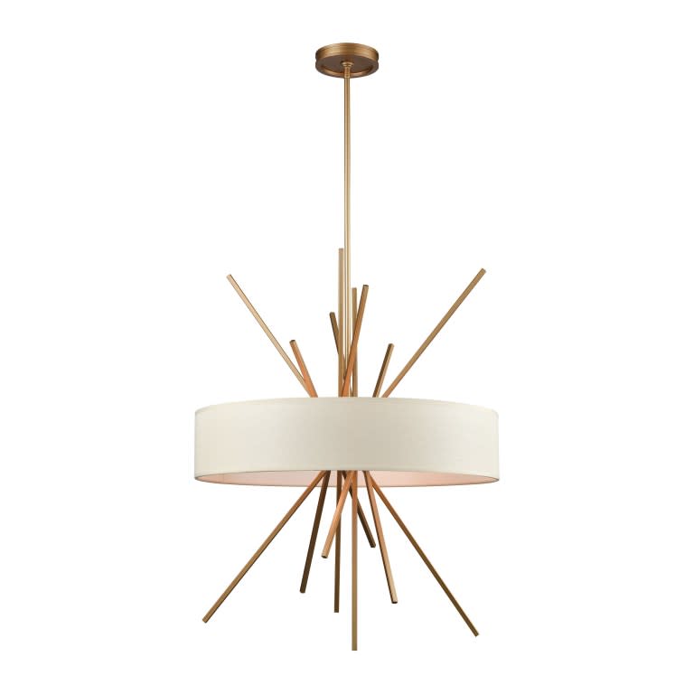 Avery Gold Chandelier - Charmed House Interiors (Kansas City, MO)