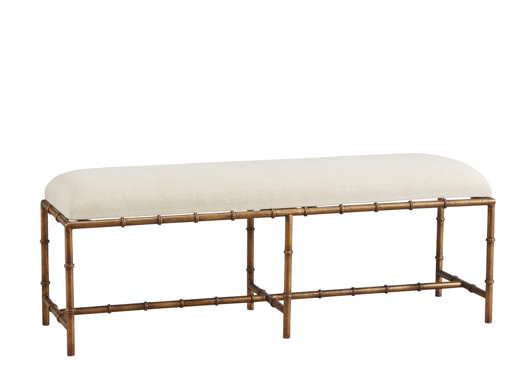 Anubis Iron Bench - Charmed House Interiors (Kansas City, MO)