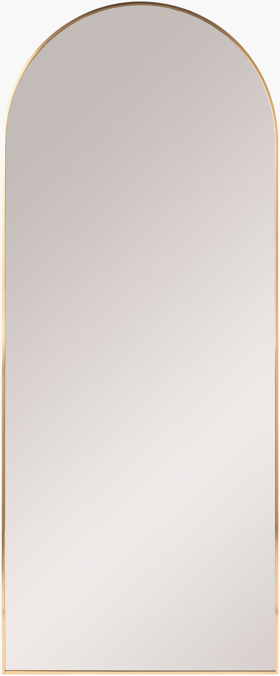 Aranya Gold Curve Top Mirror - Charmed House Interiors (Kansas City, MO)