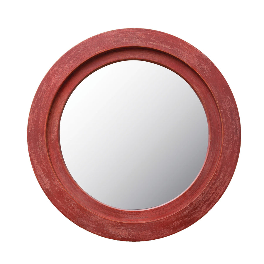 48" Round Framed Wall Mirror - Charmed House Interiors (Kansas City, MO)