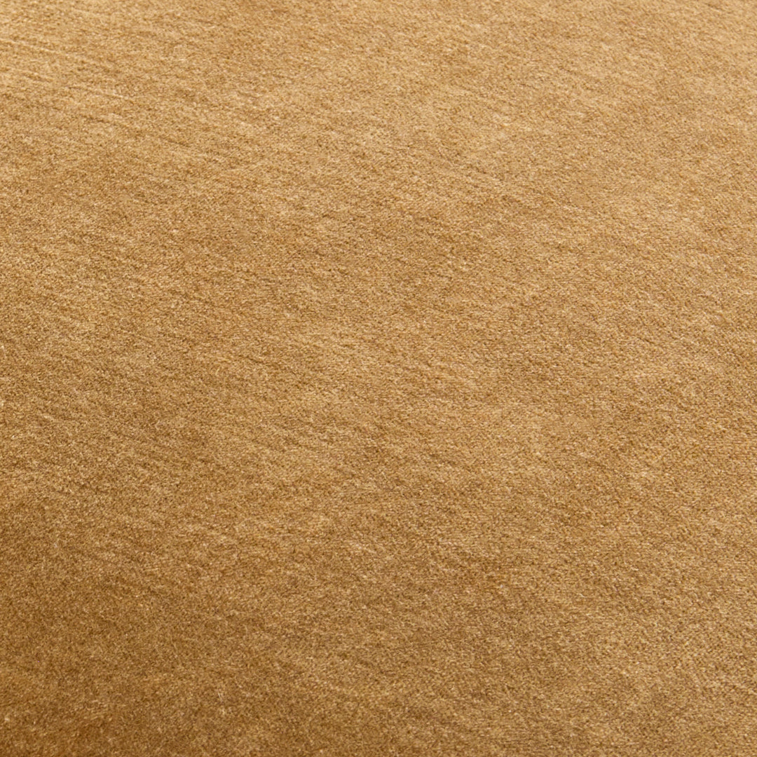 22" Down Gold Velvet Fringe Pillow - Charmed House Interiors (Kansas City, MO)