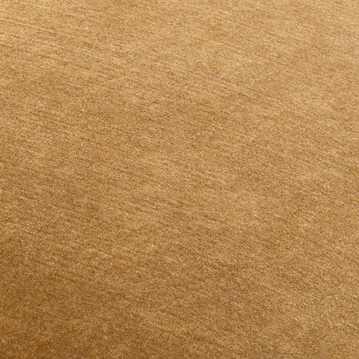 22" Down Gold Velvet Fringe Pillow - Charmed House Interiors (Kansas City, MO)