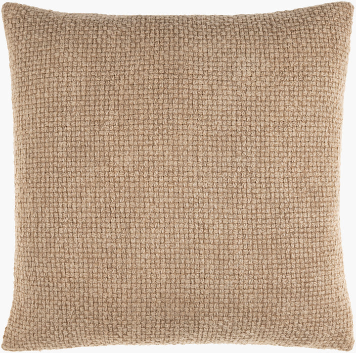 20" Tan Texture Down Pillow - Charmed House Interiors (Kansas City, MO)