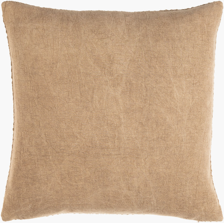20" Tan Texture Down Pillow - Charmed House Interiors (Kansas City, MO)