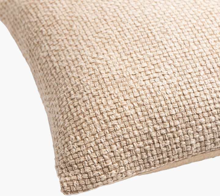 20" Tan Texture Down Pillow - Charmed House Interiors (Kansas City, MO)