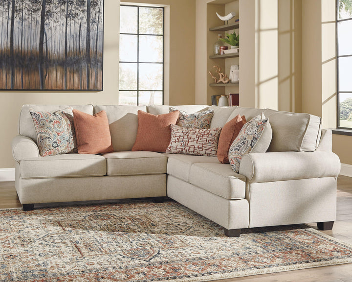 Oliver Ivory Sectional - Charmed House Interiors (Kansas City, MO)