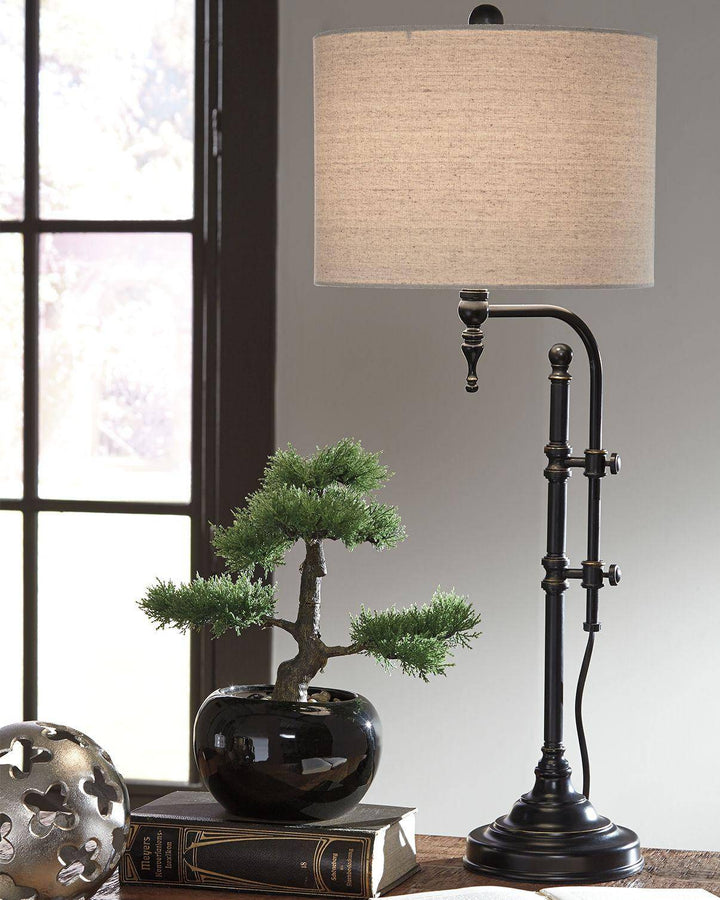 Adjustable Black Table Lamp - Charmed House Interiors (Kansas City, MO)
