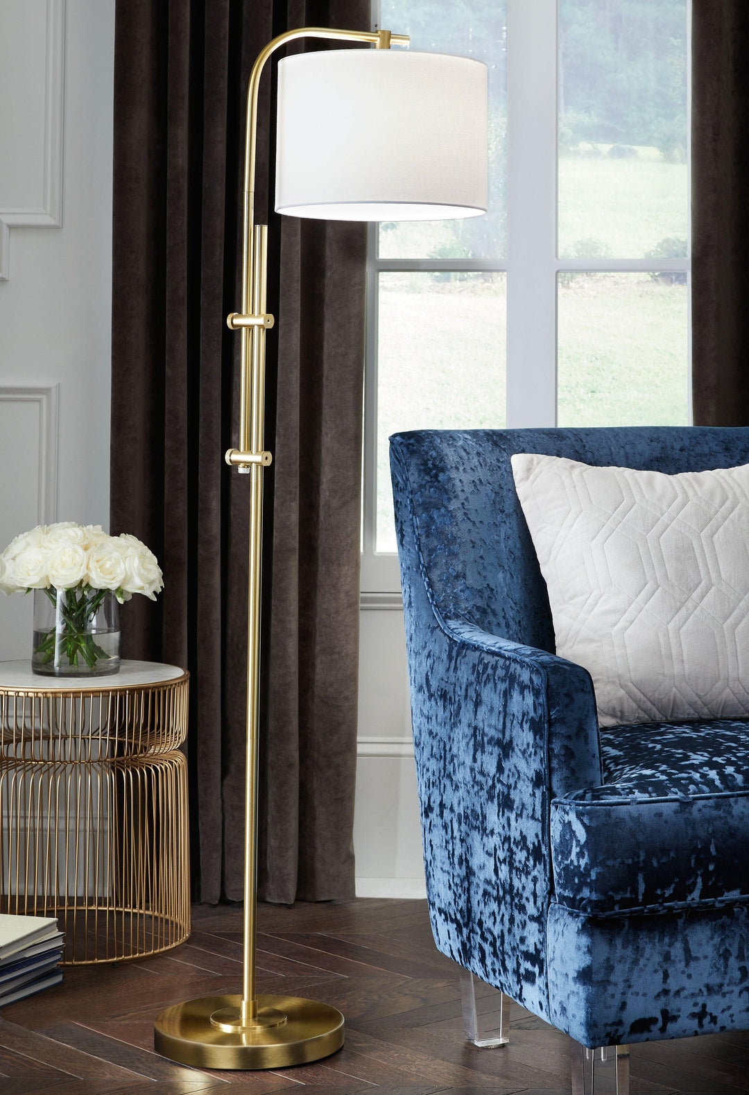 Adjustable Floor Lamp - Charmed House Interiors (Kansas City, MO)