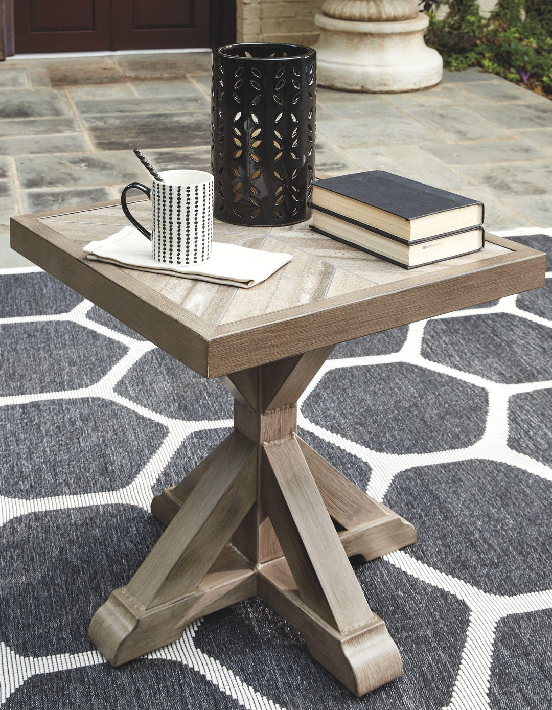 Brooks - Square End Table - Charmed House Interiors (Kansas City, MO)