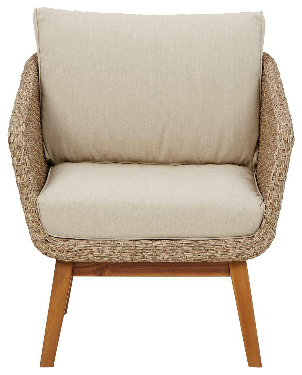 Wicker Lounge Chair W/cushion - Charmed House Interiors (Kansas City, MO)