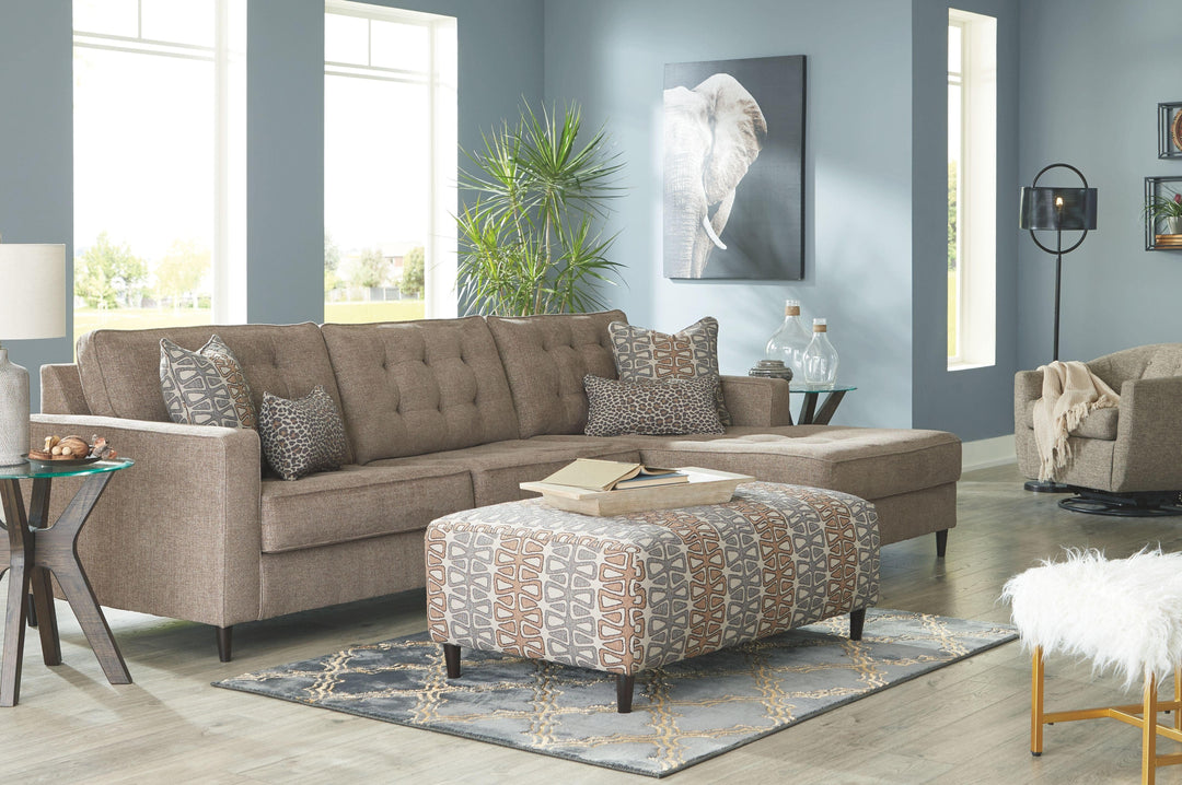 Flint - Oversized Accent Ottoman - Charmed House Interiors (Kansas City, MO)